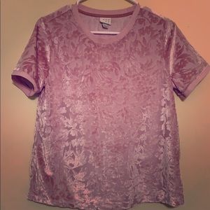 A New Day Pink Velvet Detail Tol